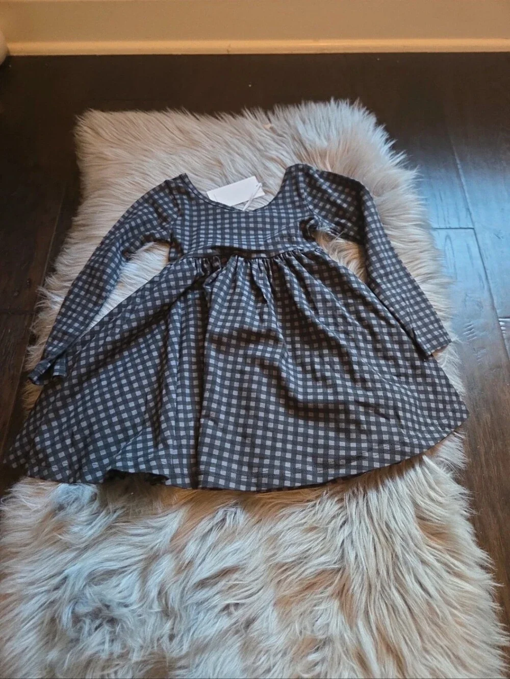 Nwt! Jamie Kay Tallulah Dress In Ghingham Night Size 2yr